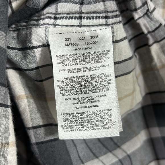 Columbia Plaid Flannel Button Down Long Sleeve Shirt | Size Small - Picture 6 of 8